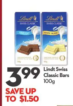 Longo's Lindt Swiss Classic Bars offer