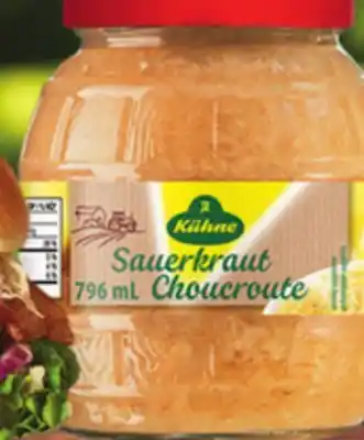 Longo's Kühne Sauerkraut offer