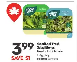 Longo's GoodLeaf Fresh Salad Blends offer