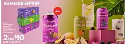 Longo's Longo's Sparkling Water Lemon Lime, Blackberry or NEW! Passion Fruit offer
