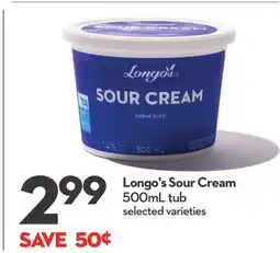 Longo's Longo's Sour Cream offer