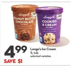 Longo's Longo's Ice Cream offer
