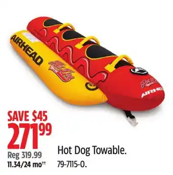 Canadian Tire airhead Hot Dog Towable offer