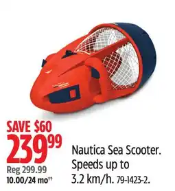 Canadian Tire Nautica Sea Scooter. Speeds up to 3.2 km/h offer