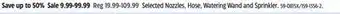Canadian Tire Yardworks Selected Nozzles, Hose, Watering Wand and Sprinkler offer
