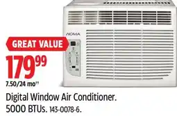 Canadian Tire Noma Digital Window Air Conditioner offer