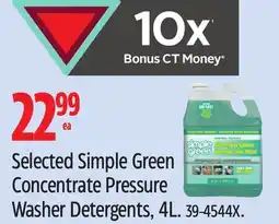 Canadian Tire Money x Selected Simple Green Concentrate Pressure Washer Detergents, 4L offer