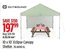 Canadian Tire Outbound 10 x 10´ Eclipse Canopy Shelter offer