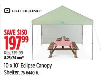 Canadian Tire Outbound 10 x 10´ Eclipse Canopy Shelter offer