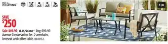 Canadian Tire Canvas Avenue Conversation Set offer
