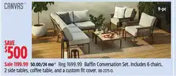 Canadian Tire Canvas Baffin Conversation Set offer