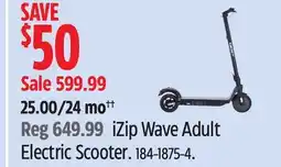 Canadian Tire iZip Wave Adult Electric Scooter offer
