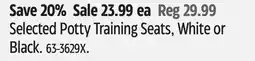 Canadian Tire Squatty Potty Training Seats offer