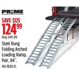 Canadian Tire Motomaster Steel Rung Folding Arched Loading Ramp, Pair, 84˝ offer