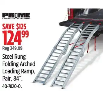 Canadian Tire Motomaster Steel Rung Folding Arched Loading Ramp, Pair, 84˝ offer