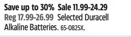 Canadian Tire Duracell Selected Duracell Alkaline Batteries offer