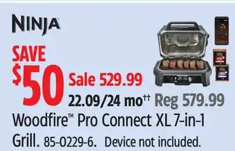 Canadian Tire Ninja Woodfire Pro Connect XL 7-in-1 Grill offer