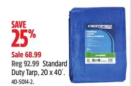 Canadian Tire Certified Standard Duty Tarp offer
