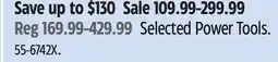 Canadian Tire Mastercraft Selected Power Tools offer