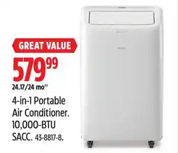Canadian Tire Noma 4-in-1 Portable Air Conditioner offer