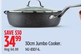 Canadian Tire The Rock heritage 30cm Jumbo Cooker offer