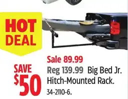 Canadian Tire Big Bed Jr. Hitch-Mounted Rack offer