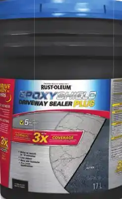 Canadian Tire Rust-Oleum EpoxyShield Re 64.99 3X Driveway Sealer Plus offer