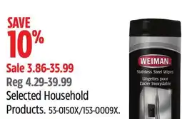 Canadian Tire WEIMAN Selected Household Products offer