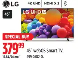 Canadian Tire LG 43˝ webOS Smart TV offer