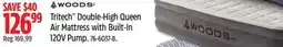 Canadian Tire Woods Tritech Double-High Queen Air Mattress with Built-In 120V Pump offer