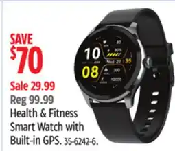 Canadian Tire Health & Fitness Smart Watch With Built-in GPS offer