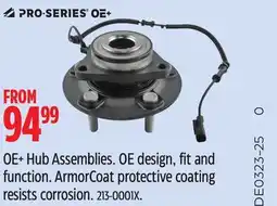 Canadian Tire Pro-Series-Oe OE+ Hub Assemblies offer
