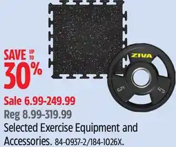 Canadian Tire Selected Exercise Equipment and Accessories offer