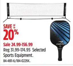 Canadian Tire Selected Sports Equipment offer