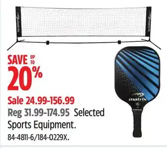 Canadian Tire Selected Sports Equipment offer