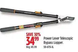 Canadian Tire Power Lever Telescopic Bypass Lopper offer