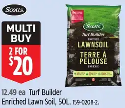 Canadian Tire Scotts Turf Builder Enriched Lawn Soil, 50L offer