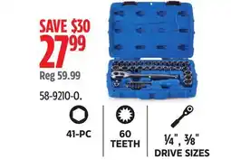 Canadian Tire MASTERCRAFT General Use Socket Set offer
