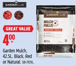 Canadian Tire Garden Mulch, 42.5L. Black, Red or Natural offer