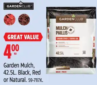 Canadian Tire Garden Mulch, 42.5L. Black, Red or Natural offer
