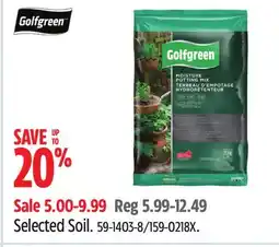 Canadian Tire Golfgreen Selected Soil offer