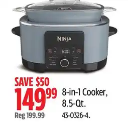 Canadian Tire Ninja 8-in-1 Cooker, 8.5-Qt offer