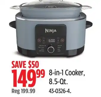 Canadian Tire Ninja 8-in-1 Cooker, 8.5-Qt offer