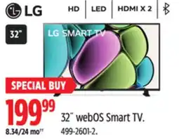 Canadian Tire LG 32˝ webOS Smart TV offer
