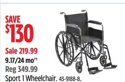 Canadian Tire Sport 1 Wheelchair offer