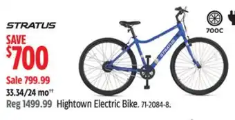 Canadian Tire Stratus Hightown Electric Bike offer