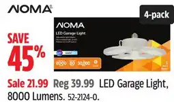 Canadian Tire Noma LED Garage Light, 8000 Lumens offer