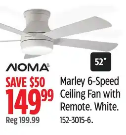 Canadian Tire Noma Marley 6-Speed Ceiling Fan with Remote offer