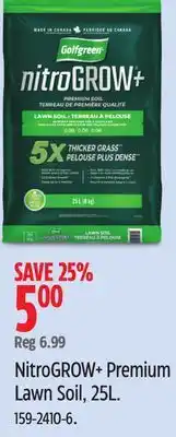 Canadian Tire Golfgreen NitroGROW+ Premium Lawn Soil offer