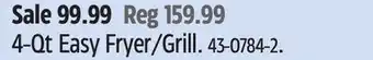 Canadian Tire T-Fal 4-Qt Easy Fryer/Grill offer